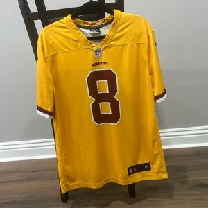Color rush retro Kirk Cousins Redskin’s Jersey. NFL Large